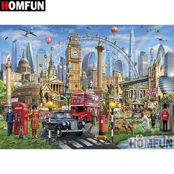 HOMFUN Art 5D pittura diamante fai da te 