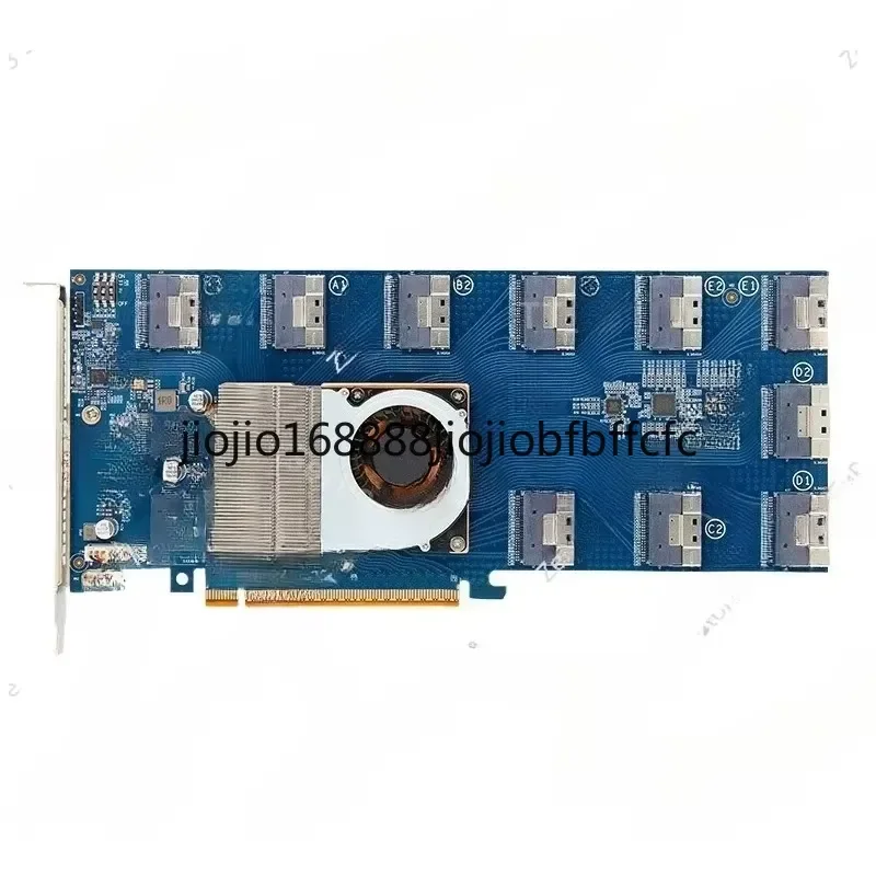 Suitable For PLX88096 expansion card/PCIe 4.0/free splitting/X16/SFF8654