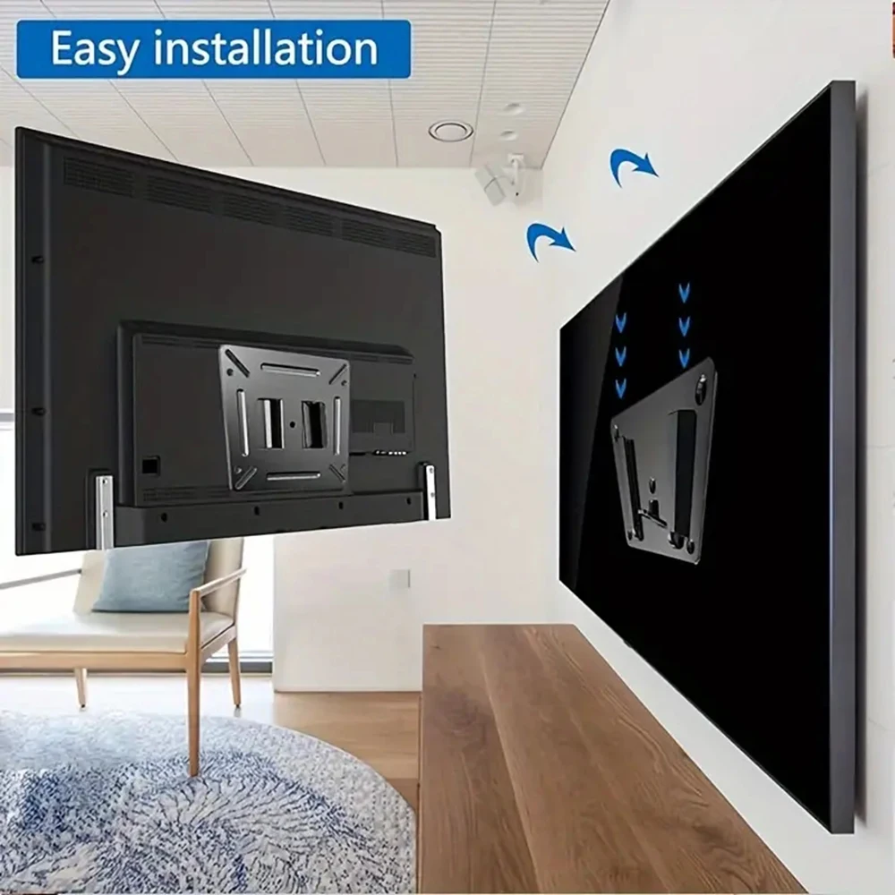 Monitory do montażu na ścianie stojak wystawowy wytrzymały uchwyt telewizyjny na 12 do 27 Cal monitorów LED LCD stojak na TV wspornik rozszerzający