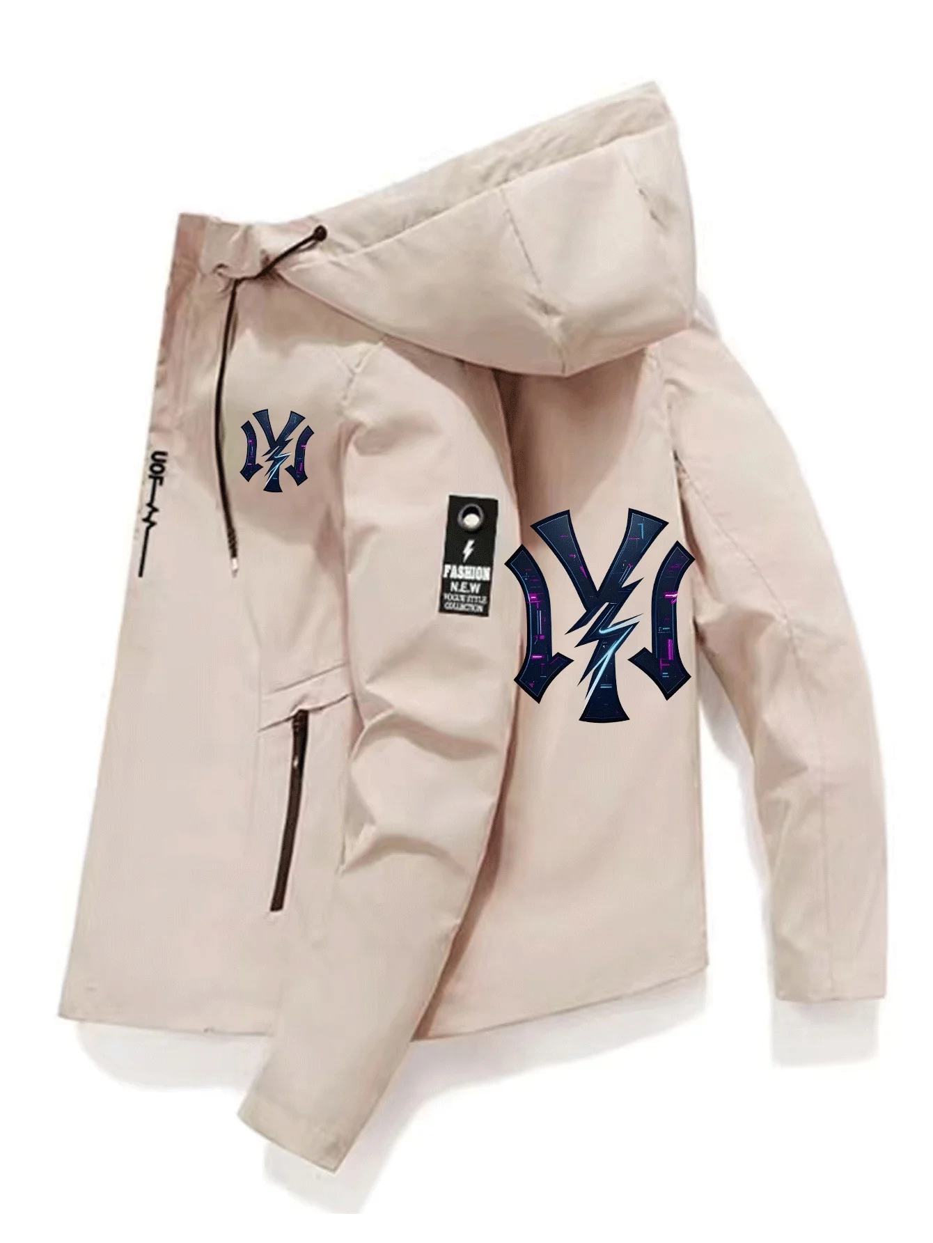 

Men's Outdoor Windbreaker Jacket Casual Sports Style Mountaineering Hooded Jacket New Product Brand for Spring and Autumn 2025