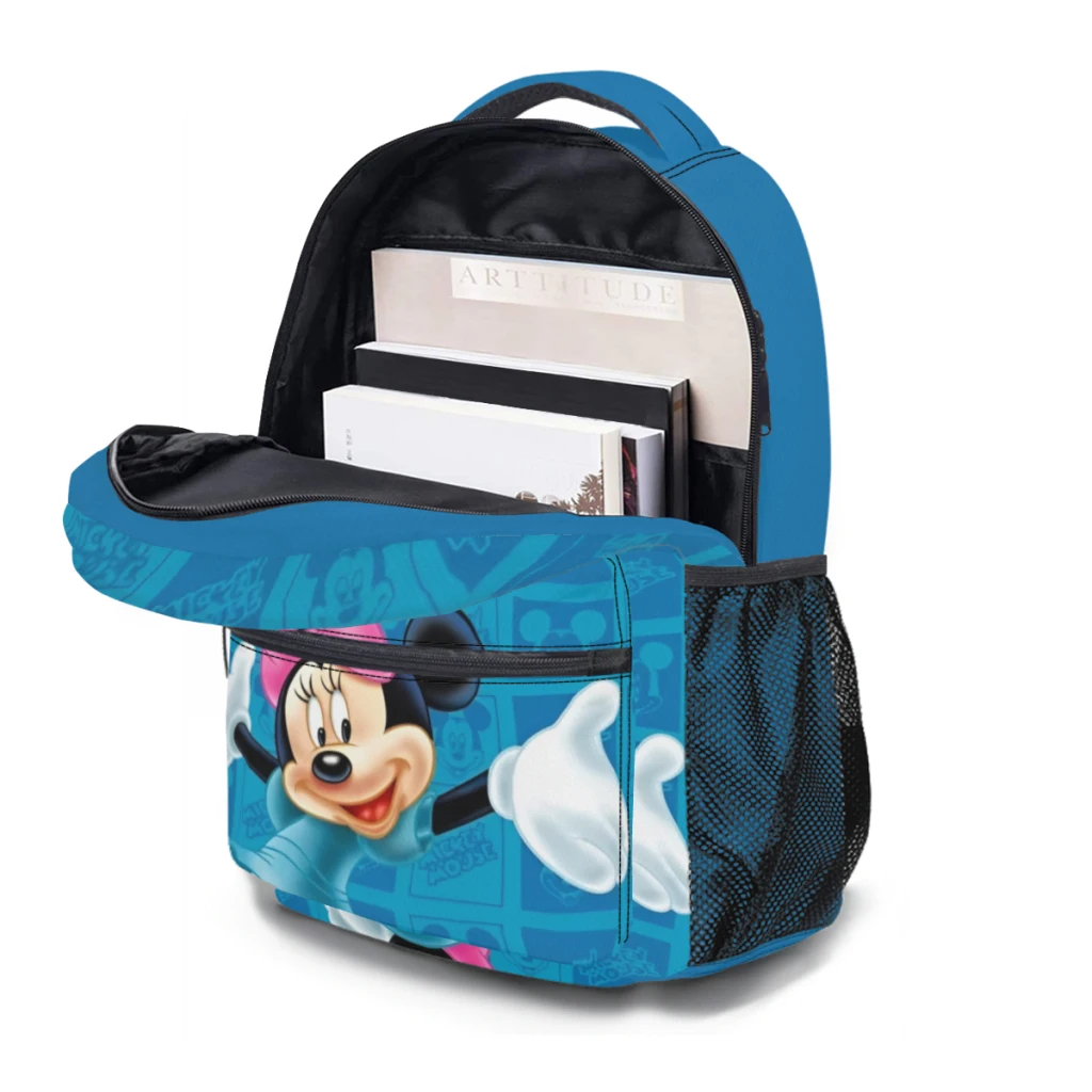 Mikey Mouse New Female Fashion High Waterproof College Backpack Laptop Travel Book Bag 17inch