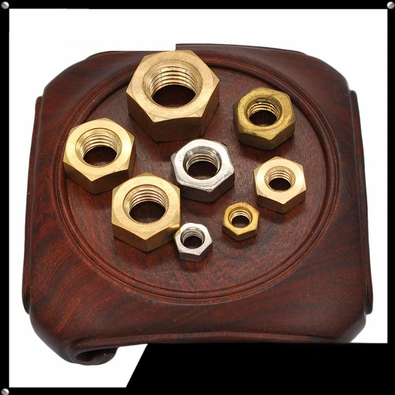 M7 DIN934 Copper Brass H56-4 Hexagon Nut