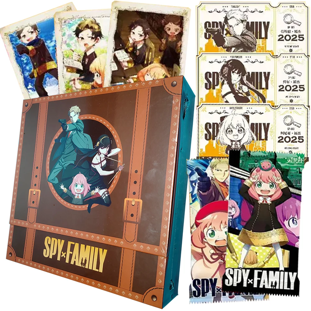 

Коллекционные карточки SPY×FAMILY: любимый рождественский подарок для детей, персонажи аниме Твайлайт, Йор, Аня, Бонд, креативная тематическая карточка-постер