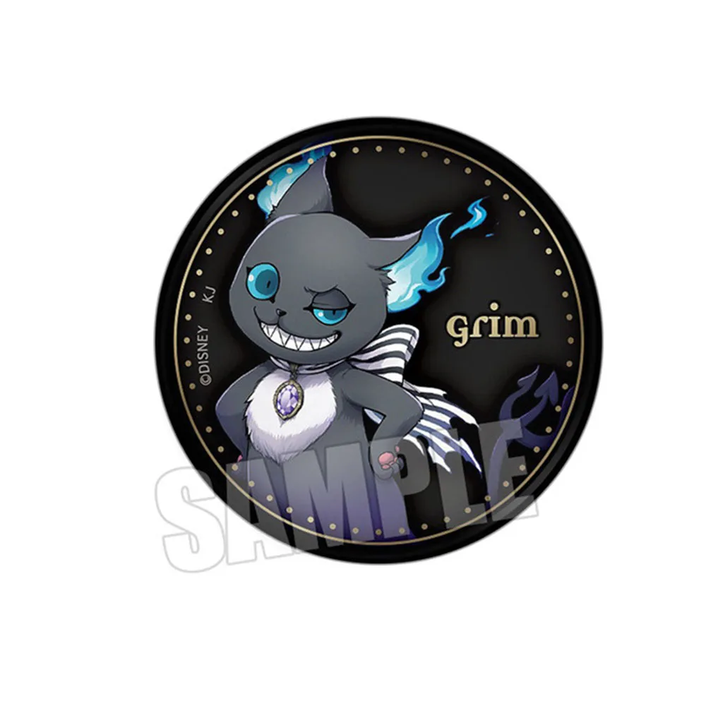 Twisted-Wonderland Anime spilla Grim idle ciondoli Ace trapola Pins Cute Badge accessori per ciondoli zaino Fans Collection Gift