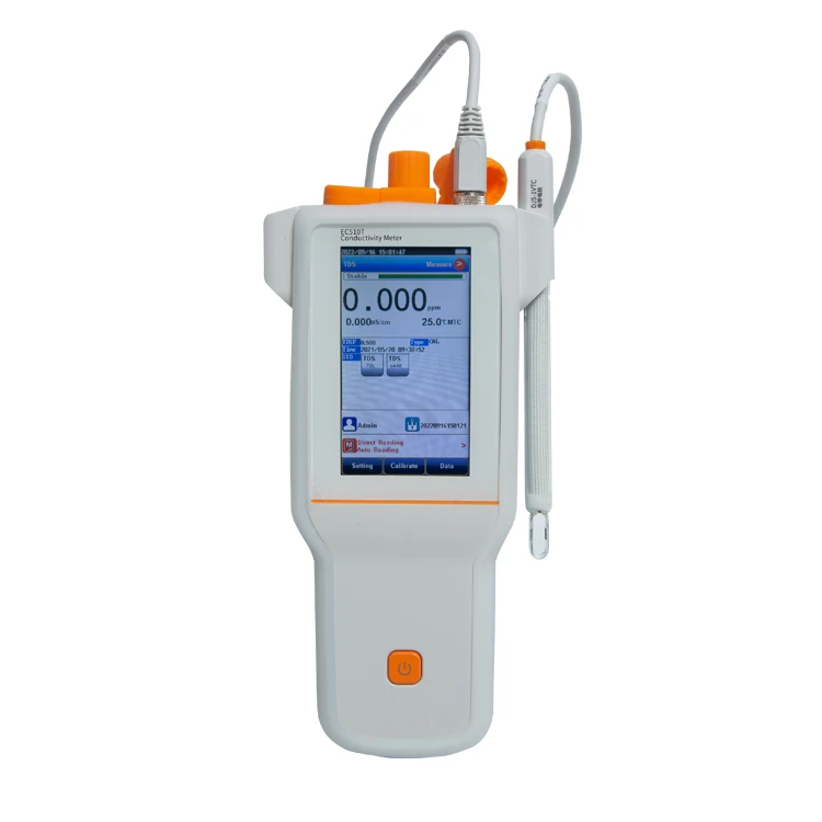 EC500T Desktop Conductivity Analyzer Testing Conductivity Meter Digital EC Meter for  Laboratory Water Quality Analysis