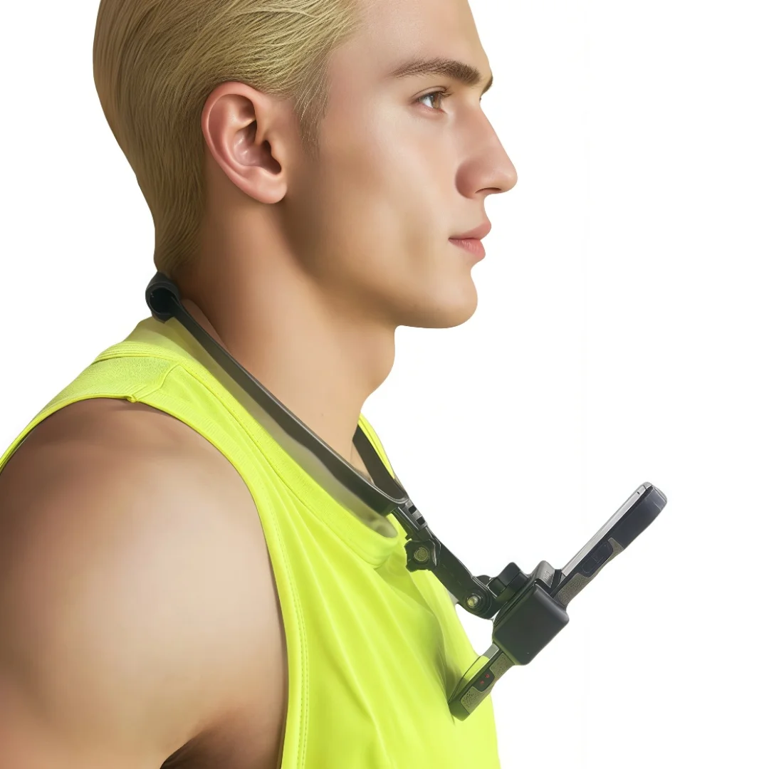 

Носимый держатель на шею без рук, подставка для ленивого телефона, универсальное подвесное крепление для iPhone 15 Primex Samsung Gopro, кронштейн для док-станции