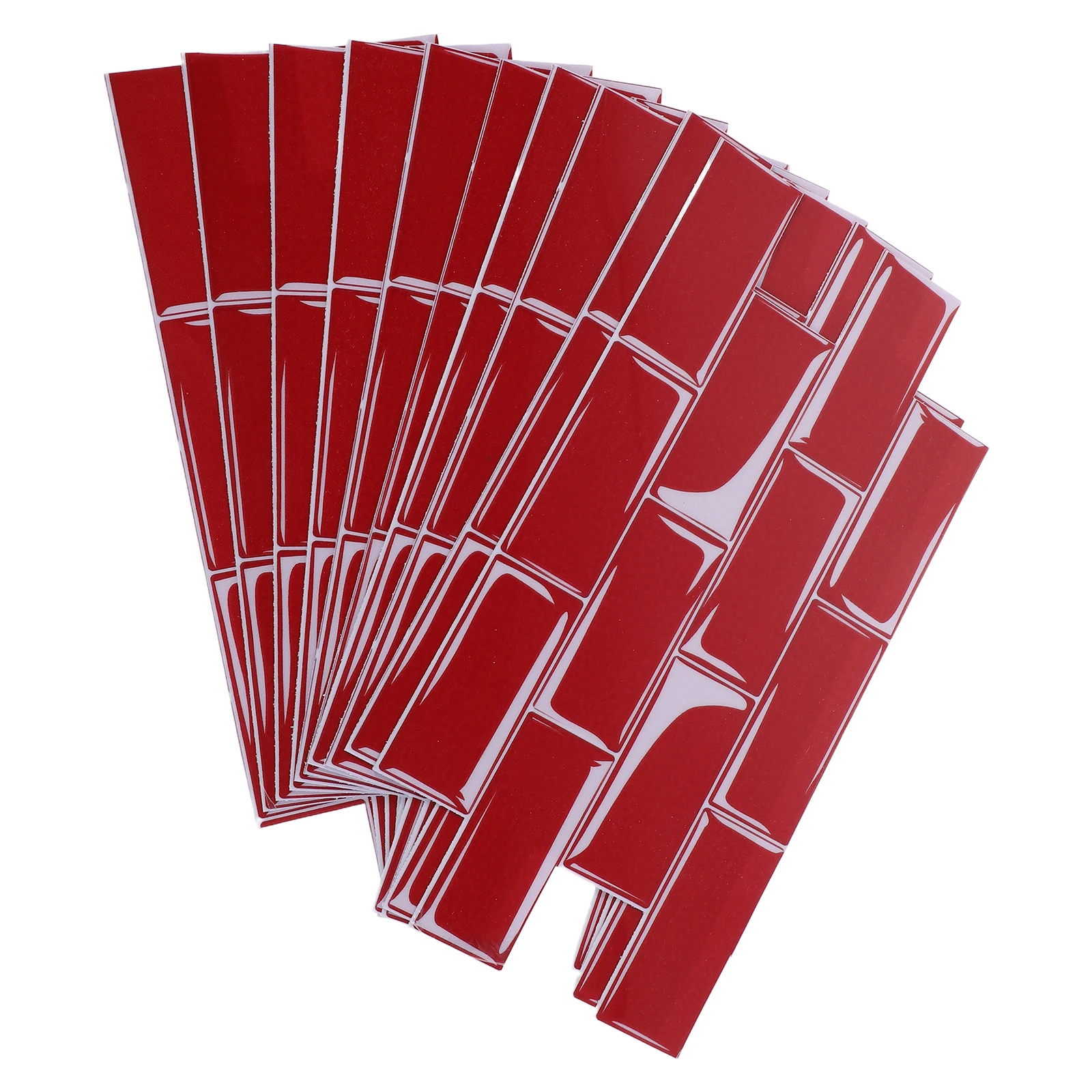 

10 PCS Tile Stickers PVC Wall Kitchen Backsplash Adhesive Waterproof Oil Proof Decorative Tiles Bathroom Living Room