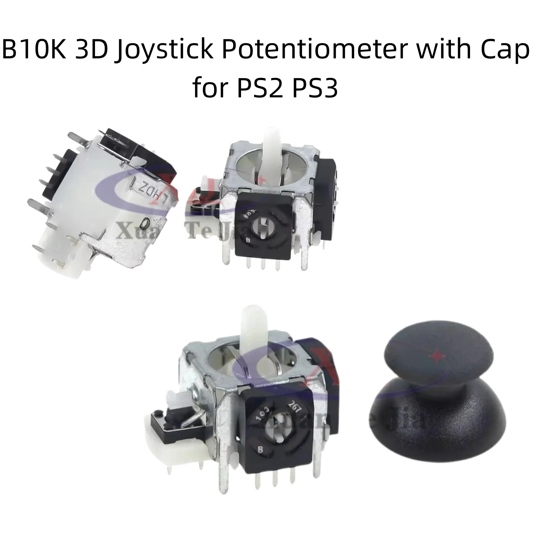 10K Potentiometer Joystick Switch B10K 103 With Cap 3D Analog Joystick Rocker For PS2 PS3 Game Controller