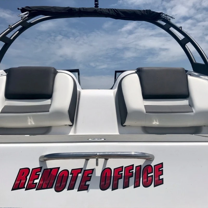 أرقام 0-9 رسائل A-Z قارب PWC تسجيل ملصقات مقاوم للماء شارات الفينيل DIY بها بنفسك قارب صيد قوارب الكاياك شاحنة سيارة #4