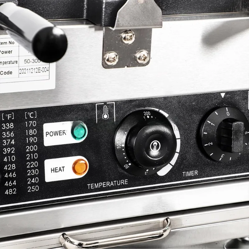 

Cast iron crab waffle machine Commercial crab waffle machine with temperature control