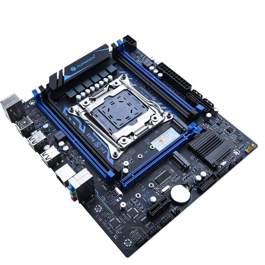 HUANANZHI X99 P4F LGA 2011-3 Motherboard with Intel E5 2680 V4 with 2*8G DDR4 NON ECC Memory Combo Kit Set NVME