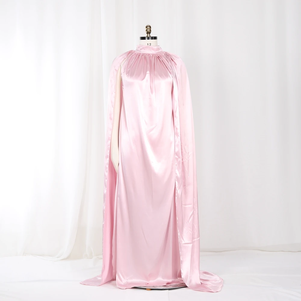 Elegant Maternity Dress for Photography Cape Split Gown Pregnant Women Photoshoot Costume Pregnancy Studio Prop
