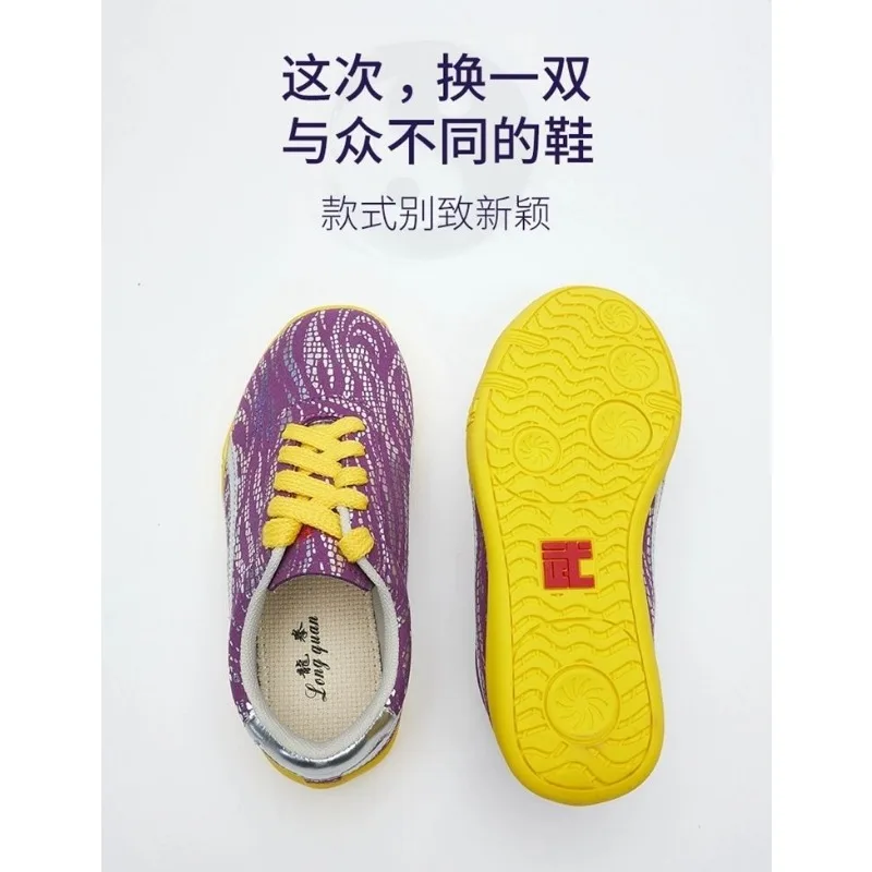 

Original Brand Professional Wushu Training Sneaker Taekwondo Competition Sneaker Designer Flat Bottom Tai Chi Performance Shoe