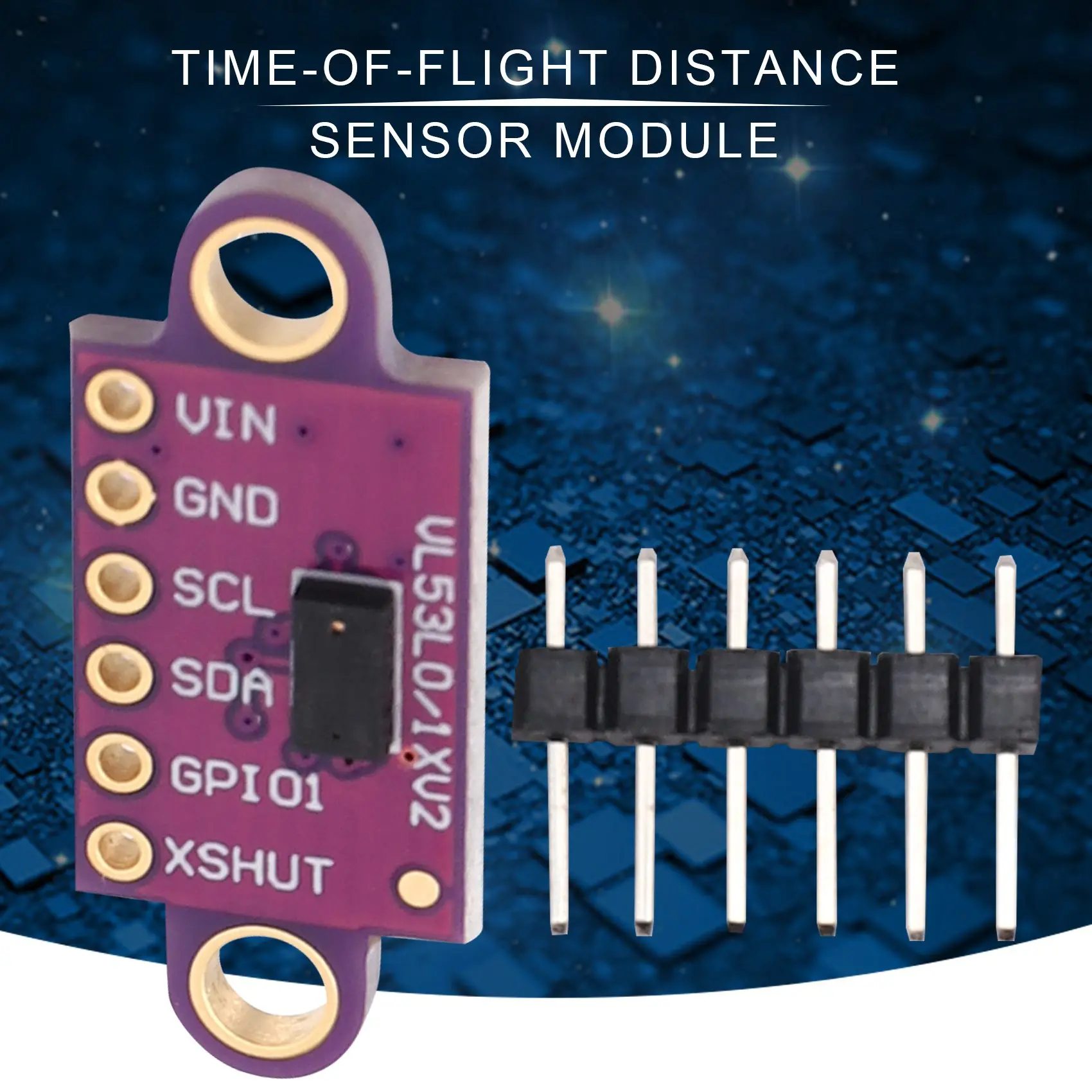 VL53L0X Time-of-Flight Distance Sensor -VL53L0XV2 Module for