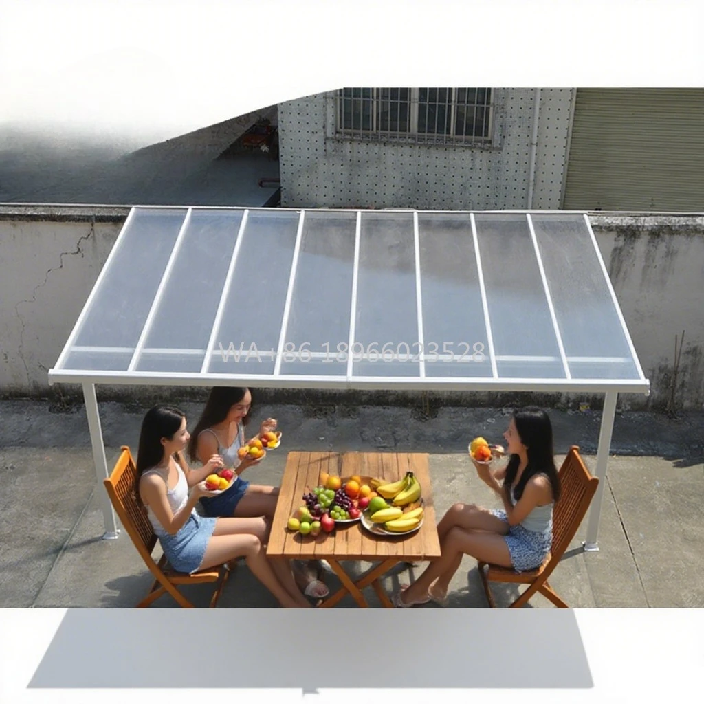 

Сарай непромокаемый балкон выдвижной навес полиэтиленовый черный дверной навес тент крыша алюминиевый солнечный Polycae открытый