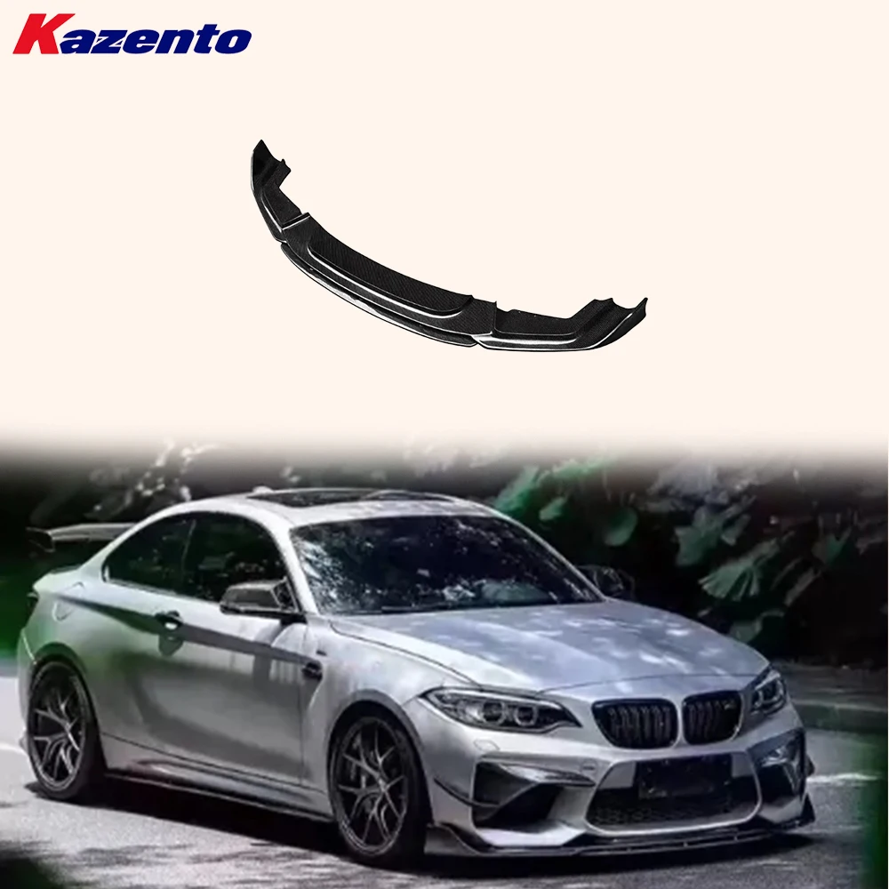 

Для BMW M2 F87 Coupe 2-дверный 2016-2021 карбоновый стиль BP, диффузор для переднего бампера