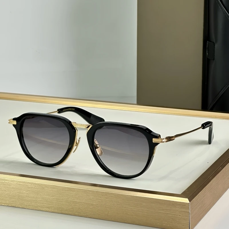 

DT414 Men Men's Sunglasses Women Luxury Designer Brand Alloy Pilot Sunglasses Fashion Outdoor Eyewear Shades For Travel