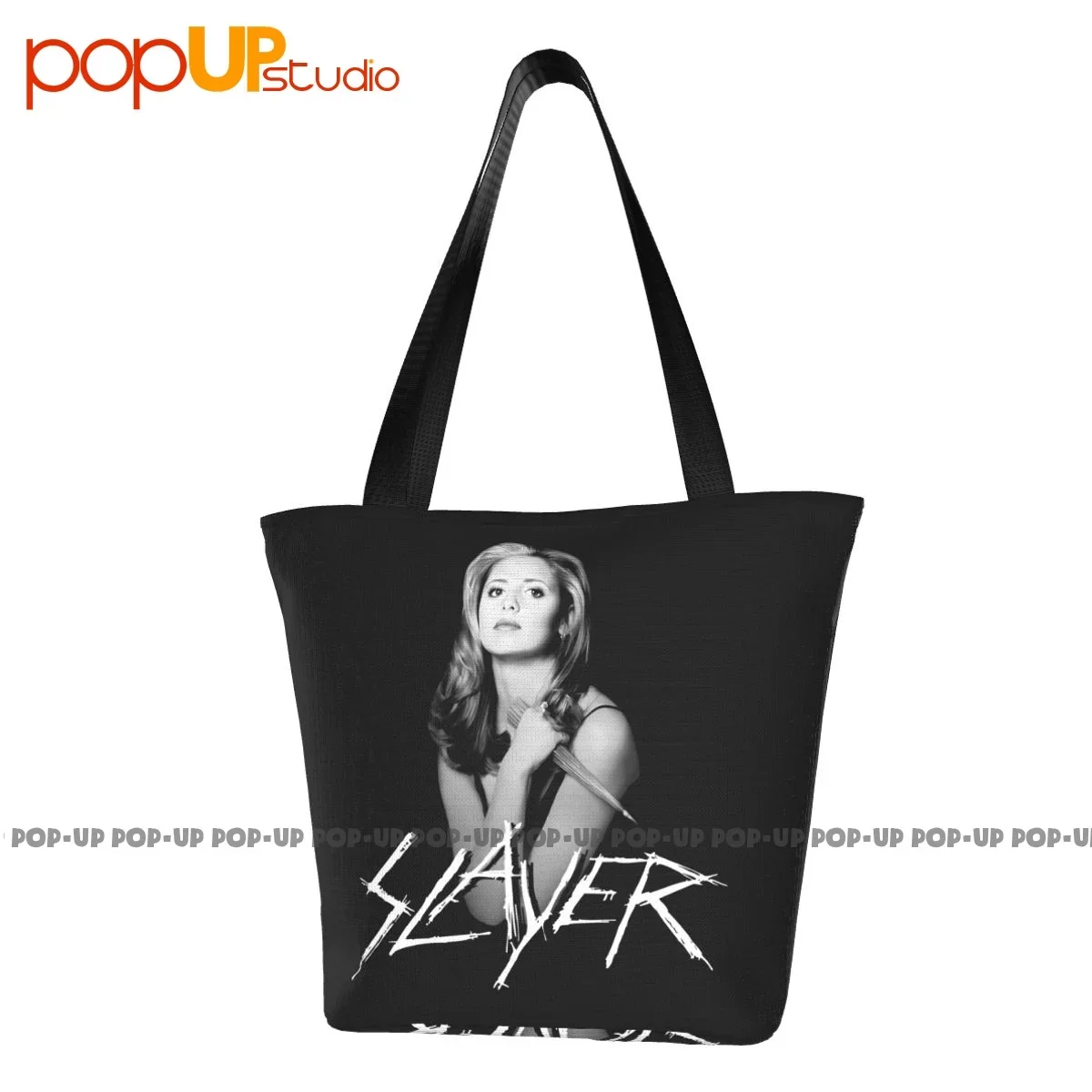 Buffy Slayer Band Buffy The Vampire Slayer Commute Handbags All-Match Shopping Bag Shopper Purses