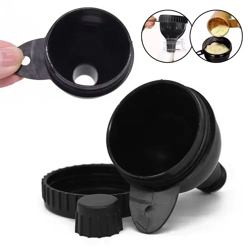 50ML Protein Powder Dispenser Box Portable Fitness Supplement Container Funnel  Sports powder box Leak-Proof Case For Hiking