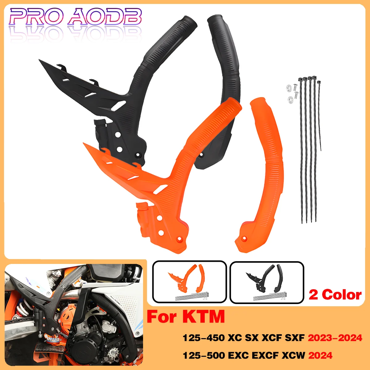 

2024 New Motorcycle Frame Plastic Protective Cover For KTM XC SX XCF SXF 125 250 300 350 400 450 2023 For EXC EXCF XCW 125-500CC