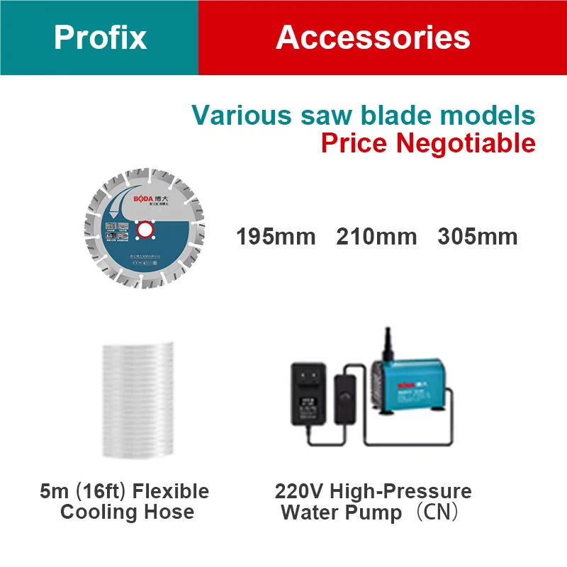 

Power Tool Accessories Water Pump Diamond Saw Blade​ Grooving Disc Flexible Hose​ Water Pipe for Wall Chaser Concrete Cutter