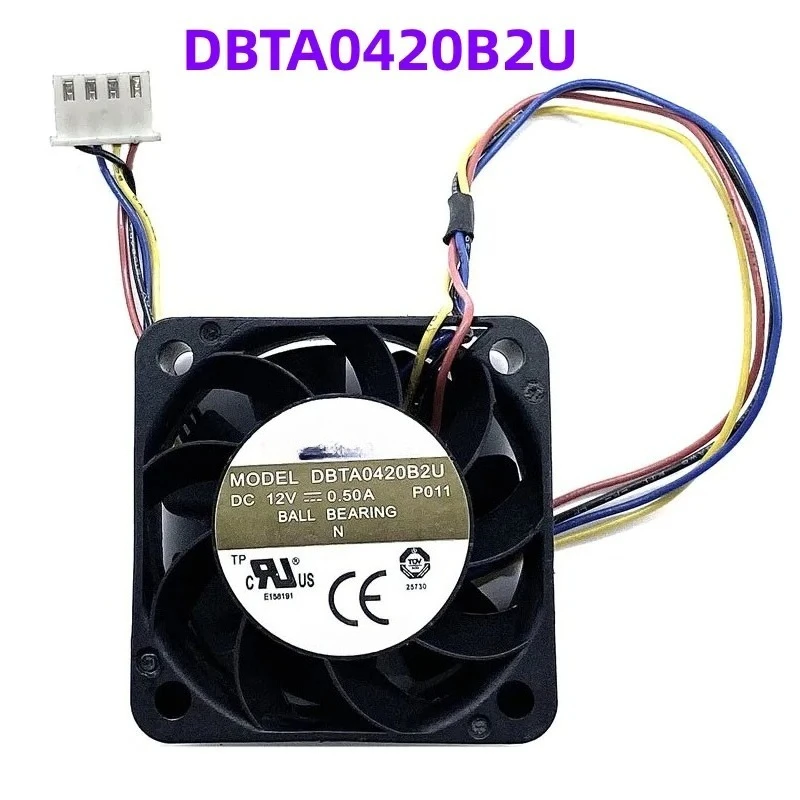 

DBTA0420B2U 12 В 0,50 А 6 Вт 15000 об/мин 58DBA 40*40*20 мм вентилятор мощности оригинальный двойной шариковый инверторный инверторный вентилятор для шкафа