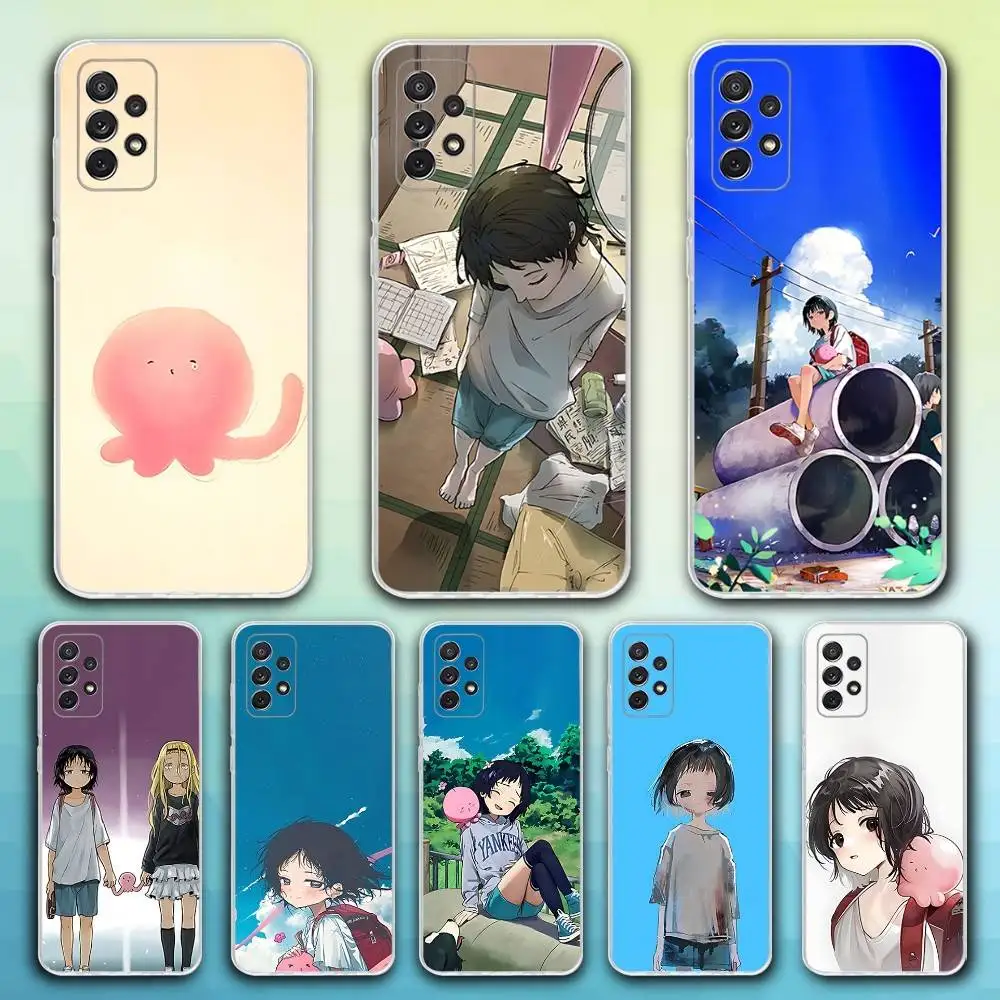 

Phone Case For Samsung S30,23,21,22,20, FE lite,S10,9,8,7 PIus Note20ultra Soft T-Takopis O-Original Sin Transparent