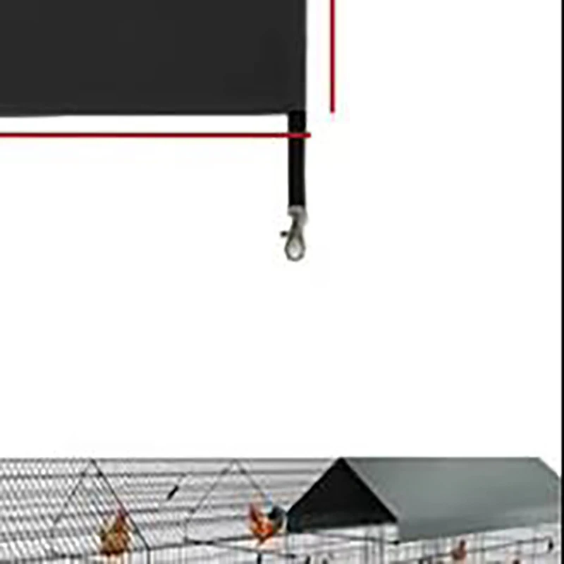 For Durable 210D Oxford Cloth Chicken Coop Cover - Waterproof And Sun-resistant Outdoor Chicken Coop Waterproof Cover