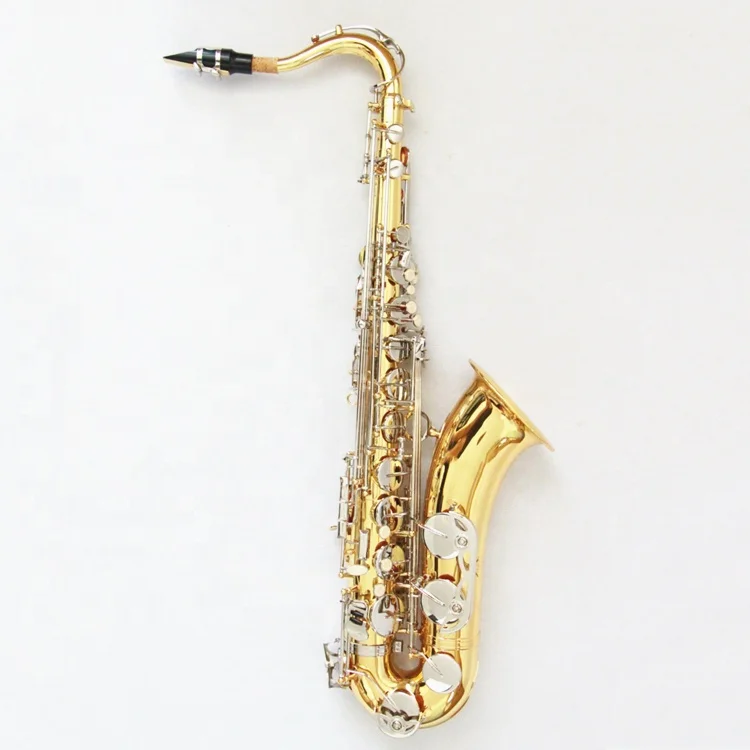 

Exquisite Tenor Saxophone High Quality Saxophone Tenor Gold Lacquered Body Nickel Plated Keys Cheap Price Tenor Saxophone