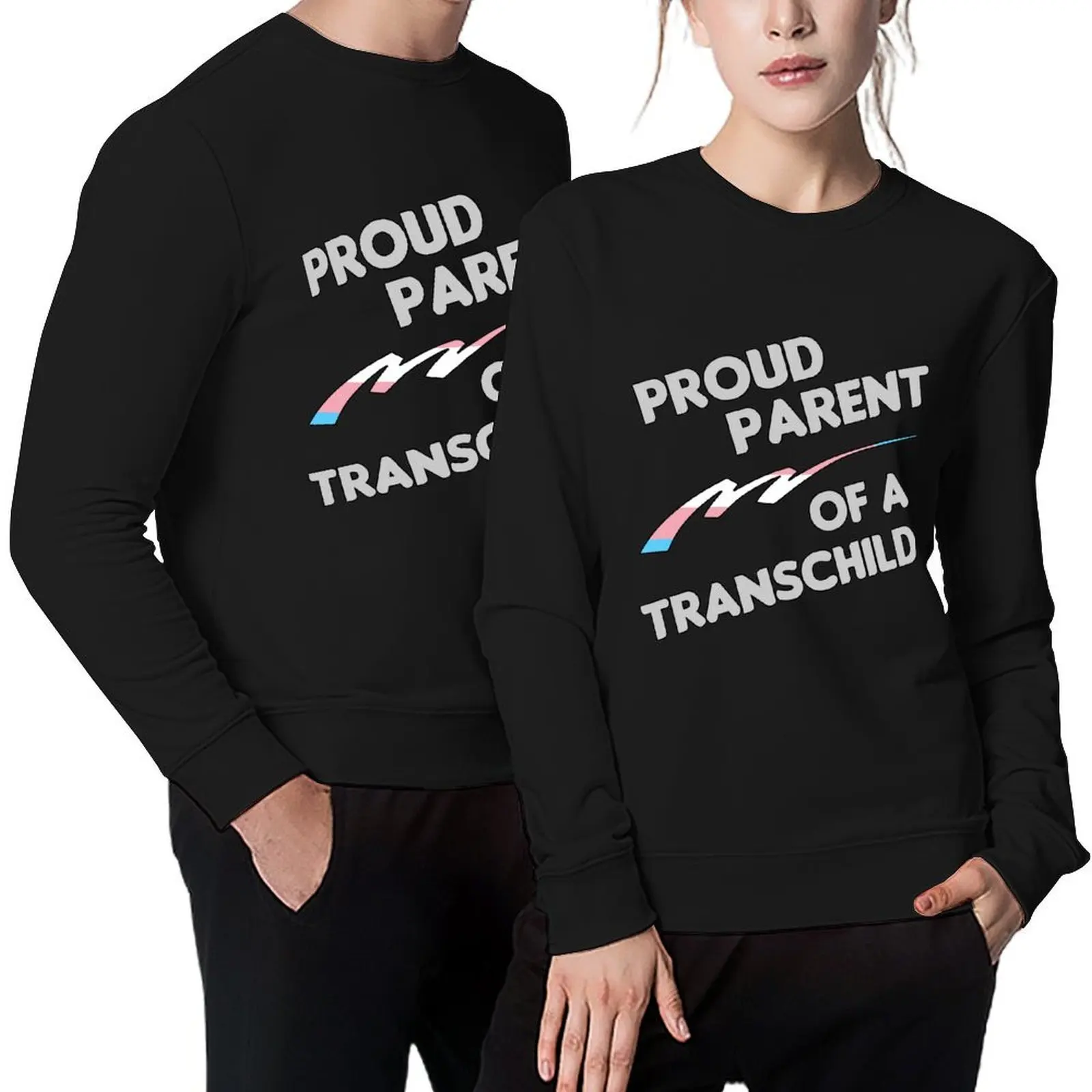 

Proud Trans child Parent Pullover men's coat winter clothes men clothes men's clothes sweatshirt men