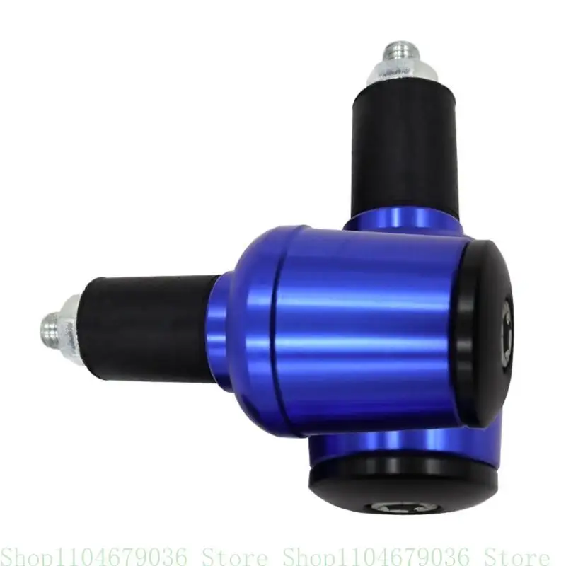 652f 2pcs Bar Universal Ends Motorcycle Motorbike Gardonction Termi les poids 7/8 "22 mm