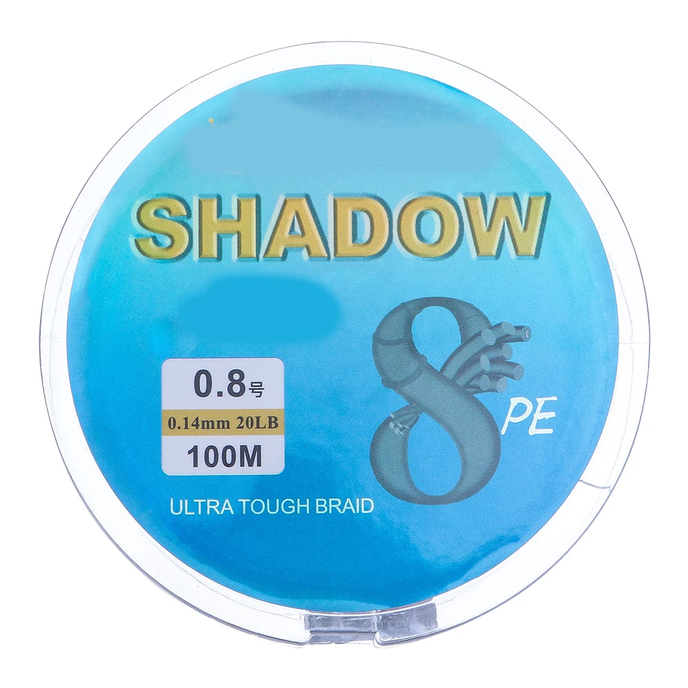 

Eight Strands Braided Fishing Line Tackle Supplies Tools Extension Nylon Low Memory Bass Trout Walleye Muskie Freshwater