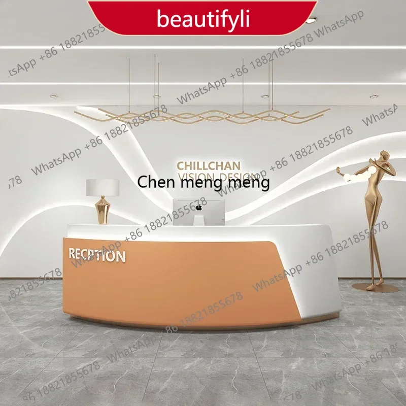 

Стойка ресепшн/касса для офиса, минималистичная стойка для прилавка, мебель для прихожей/ресторана/магазина одежды