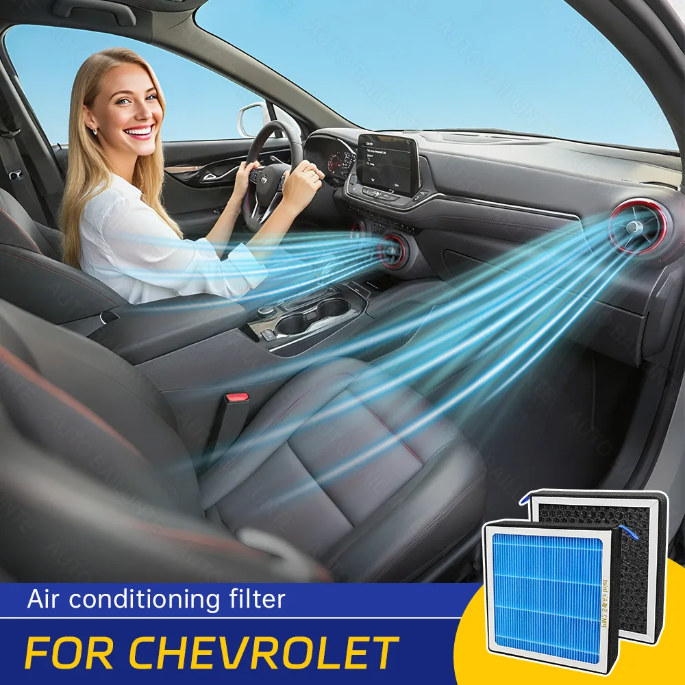 

Для Chevrolet Blazer 2019-2022 2023 2024 2025 автомобильный воздушный фильтр HEPA с активированным углем салонный воздушный фильтр сменные аксессуары