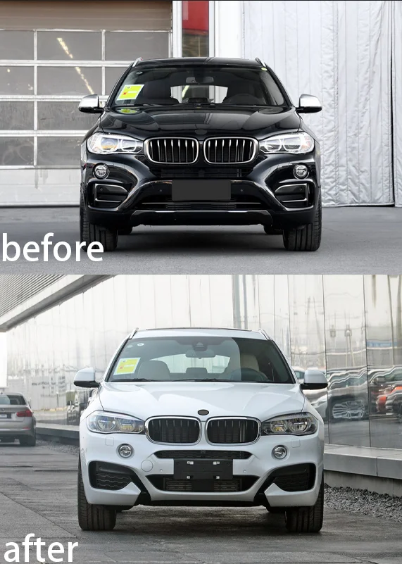 مجموعات هيكل البيع المباشر من المصنع لسيارات BMW F16 2014-2018 الترقية إلى المصد الأمامي والخلفي M Tech 2014-2018 Assy #5