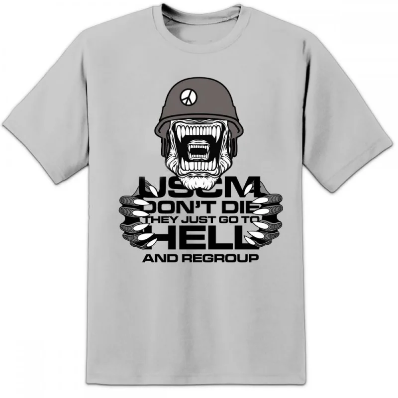

Aliens USCM Colonial Marines Dont Die T Shirt Weyland Yutani Corp Nostromo Armat LV-426 Graphic clothes All size Tops S-6XL