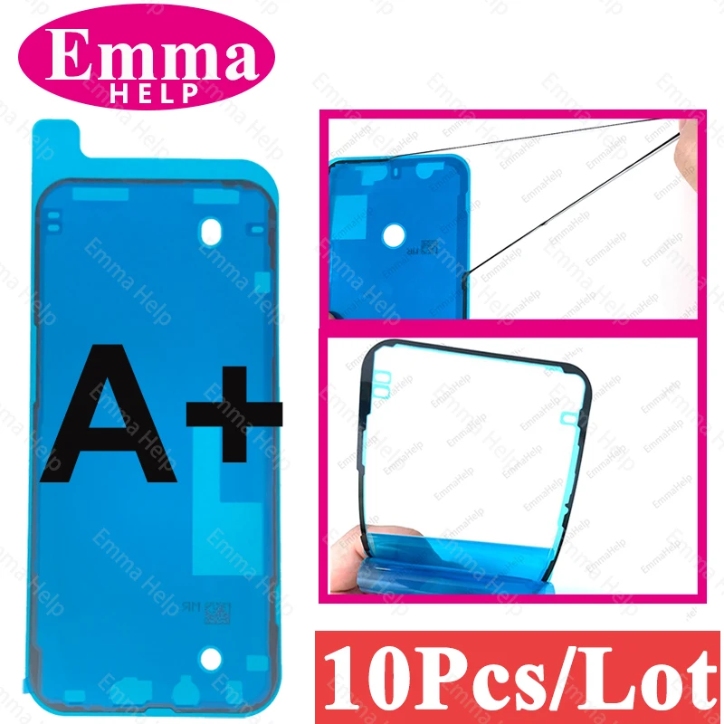 10pcs OEM Waterproof Sticker for IPhone 14 13 12 11 Pro Max X Xs XR 8 7 Plus LCD Screen Frame Bezel Seal Tape Glue Adhesive