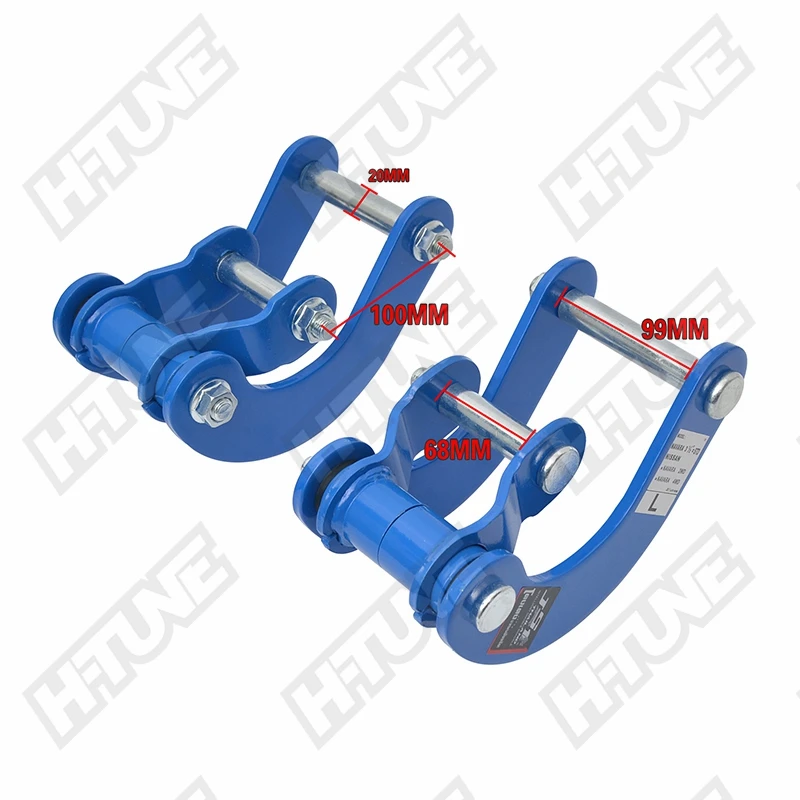 4x4 Accesorios 25mm 32mm Front Spacer and Rear Comfort Shackles Lift Kits 4WD For Navara D40 / D23 NP300 / Frontier 2005++