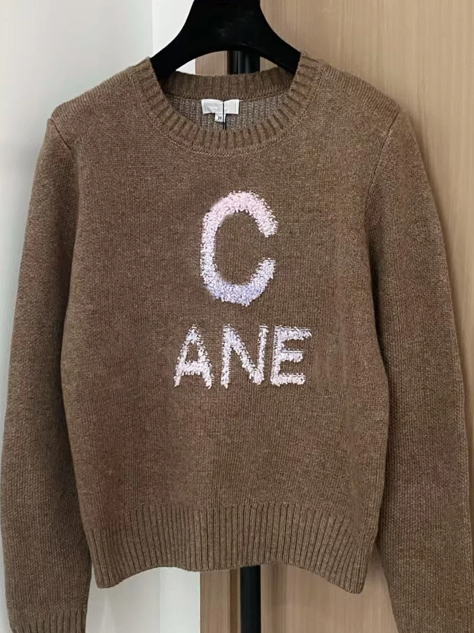 

Новый осенне-зимний повседневный, стильный и универсальный вязаный топ с круглым вырезом и длинными рукавами с цветными блоками для женщин