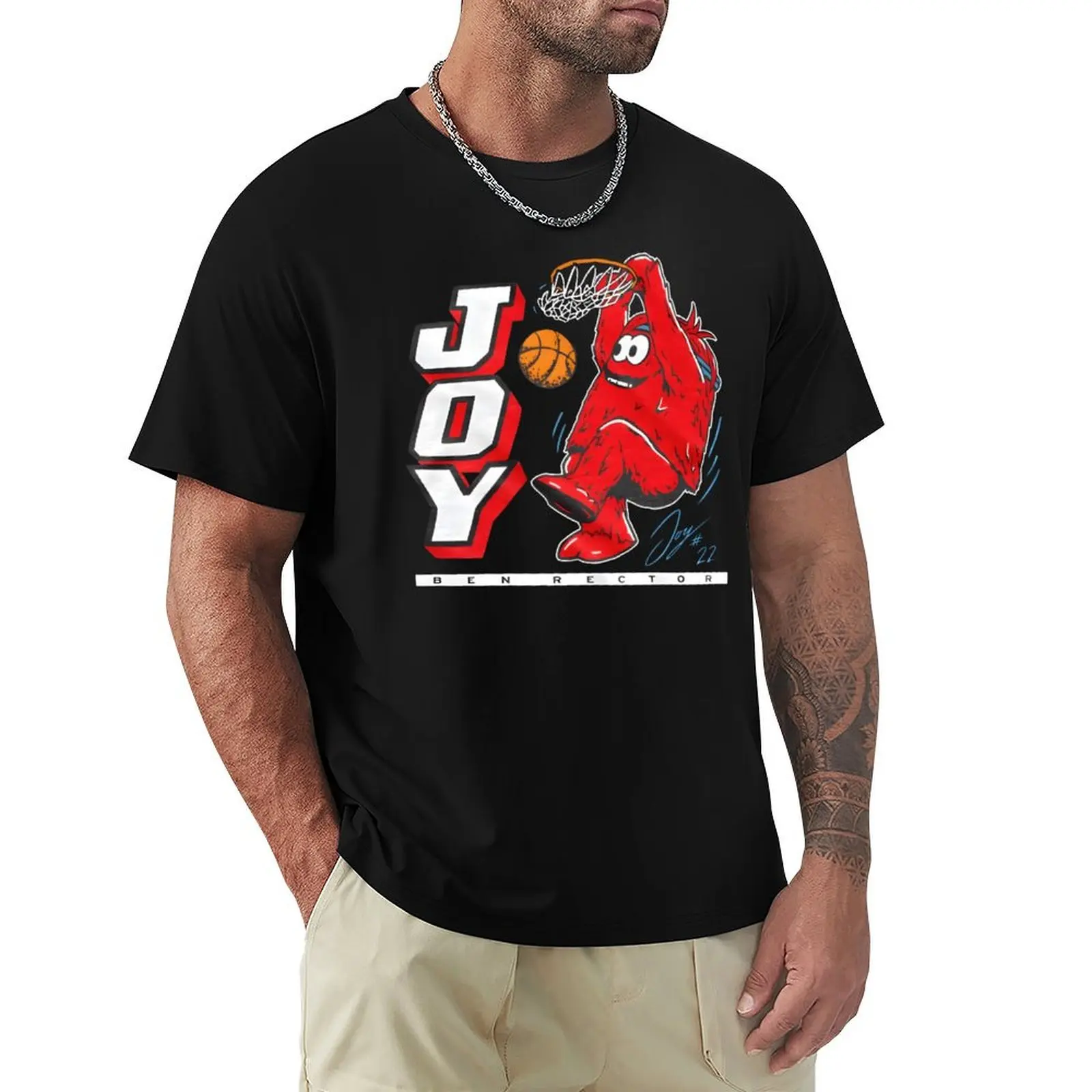 Ben Rector Dunking Joy T-Shirt Big and Tall Loose Fit T-Shirt