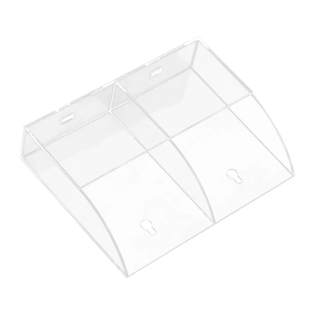 

Remote Control Storage Box Material Shelf Mount Phone Charging Rack Container Holder WallMounted Storage ganizer