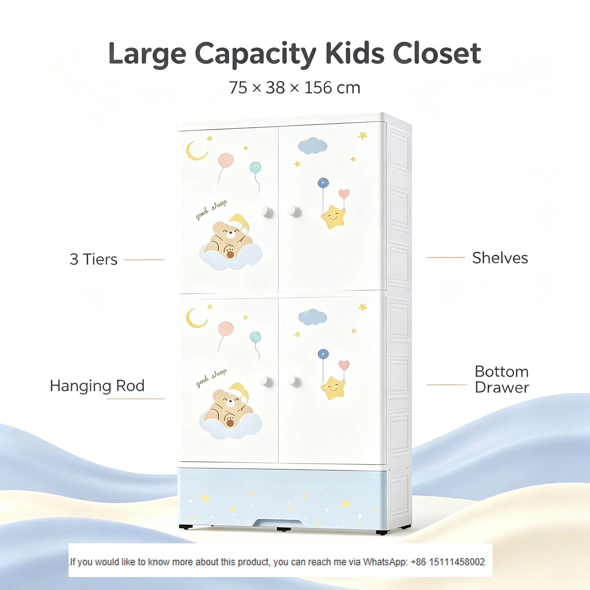 75 cm extra großer, verstärkte – Baby Nursery Wardrobe Bewertung und Preis