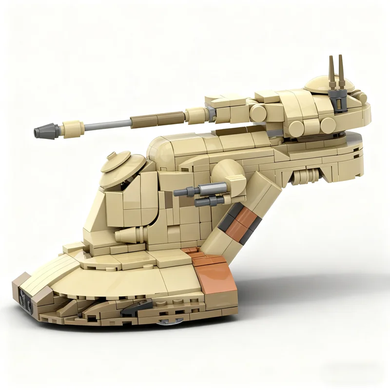 541pcs MOC AAT Armored Assault Tank Trade Star Battle Modelbouw Kerstcadeau Speelgoedblokken Architectuur Idee Onderwijs