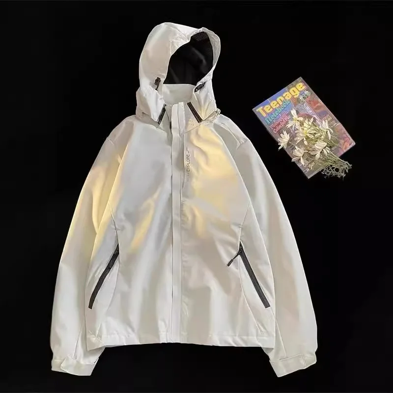 Jacket Men's Autumn Trend Loose Hooded Top Functional Outdoor Tooling Jacket