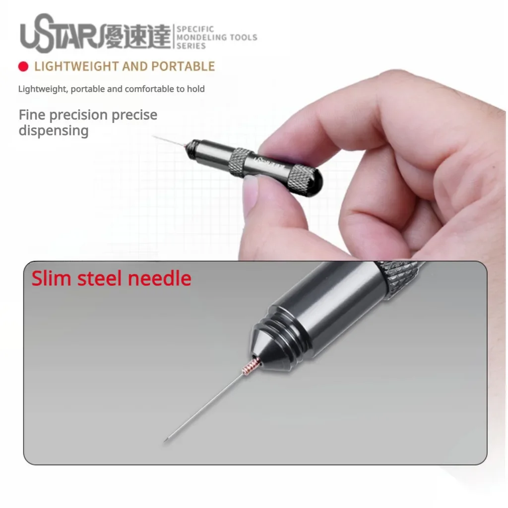 Ustar UA-90097 Glue Dispensing Stick Needle for Gundam Model Making Glue Dispensing Assistant Plastic Building Tool DIY
