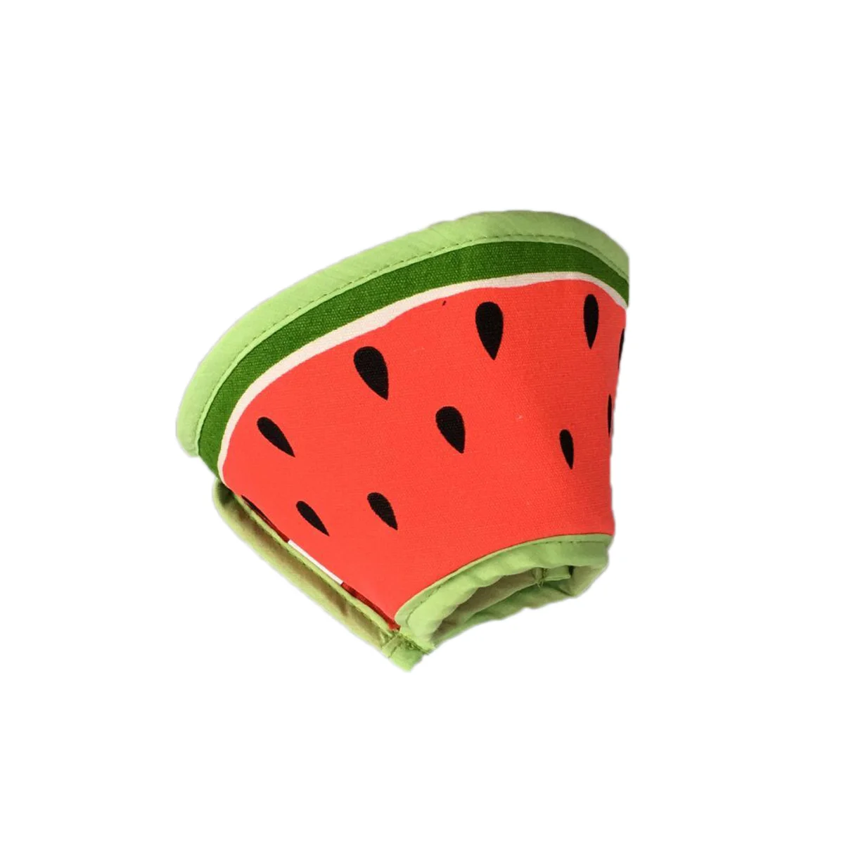 

Pet Collar Dogs Cats Recovery Cone Adjustable Size M Watermelon Pattern Prevent Scratching Biting Injuries Wounds