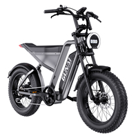 GUNAI-Y 1000W Electric Bike 20*4 inch Big Disease Electric Bicycle 60KM/H Max Speed Equipped with 48V 18AH Battery City E-Bike