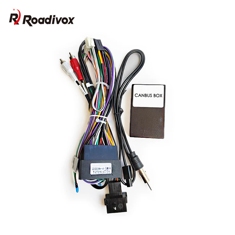 16pin Car Android Wiring Harness With Canbus Box For Mazda BT-50 BT50 Aftermarket Stereo Installation Wire Adapter