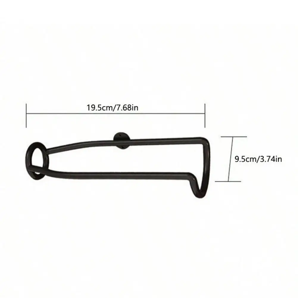 Iron Art Wine Rack Industrial Style Wine Shelf Easy Installation Wall Mounted Wine Rack Bottles Beer Cans Iron Storage Shelf