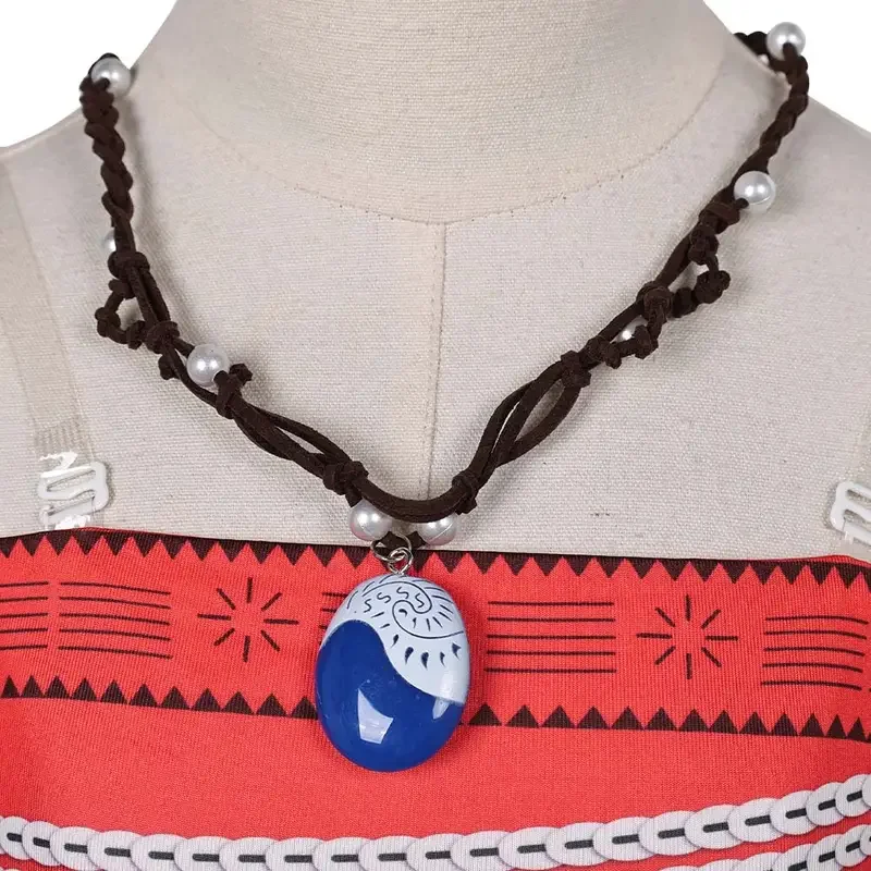 FC6Cartoon Ocean Princess Costume Travestimento Carino Moyana Cosplay Fantasia Bambino Ragazze Vestono Collana Kid Gioco di ruolo Fantasia Dre@FC8!